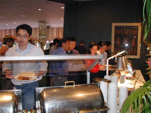 buffet line